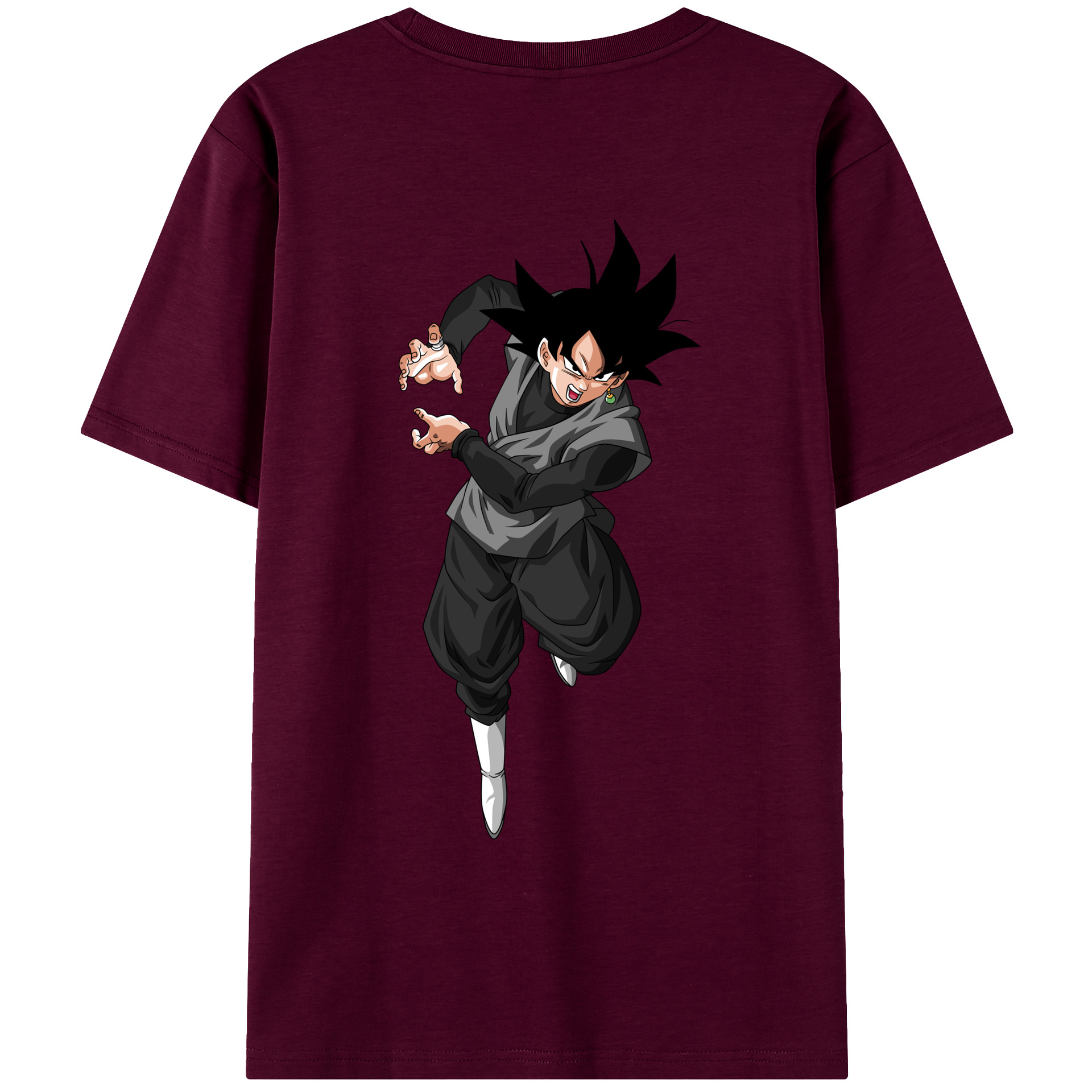 （画像用） ドラゴンボール ベジータ四世（Bejīta Yonsei）DRAGON BALL Vegeta IV レディース半袖Tシャツ(バックプリント)